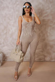 Day By Day Taupe Jumpsuit