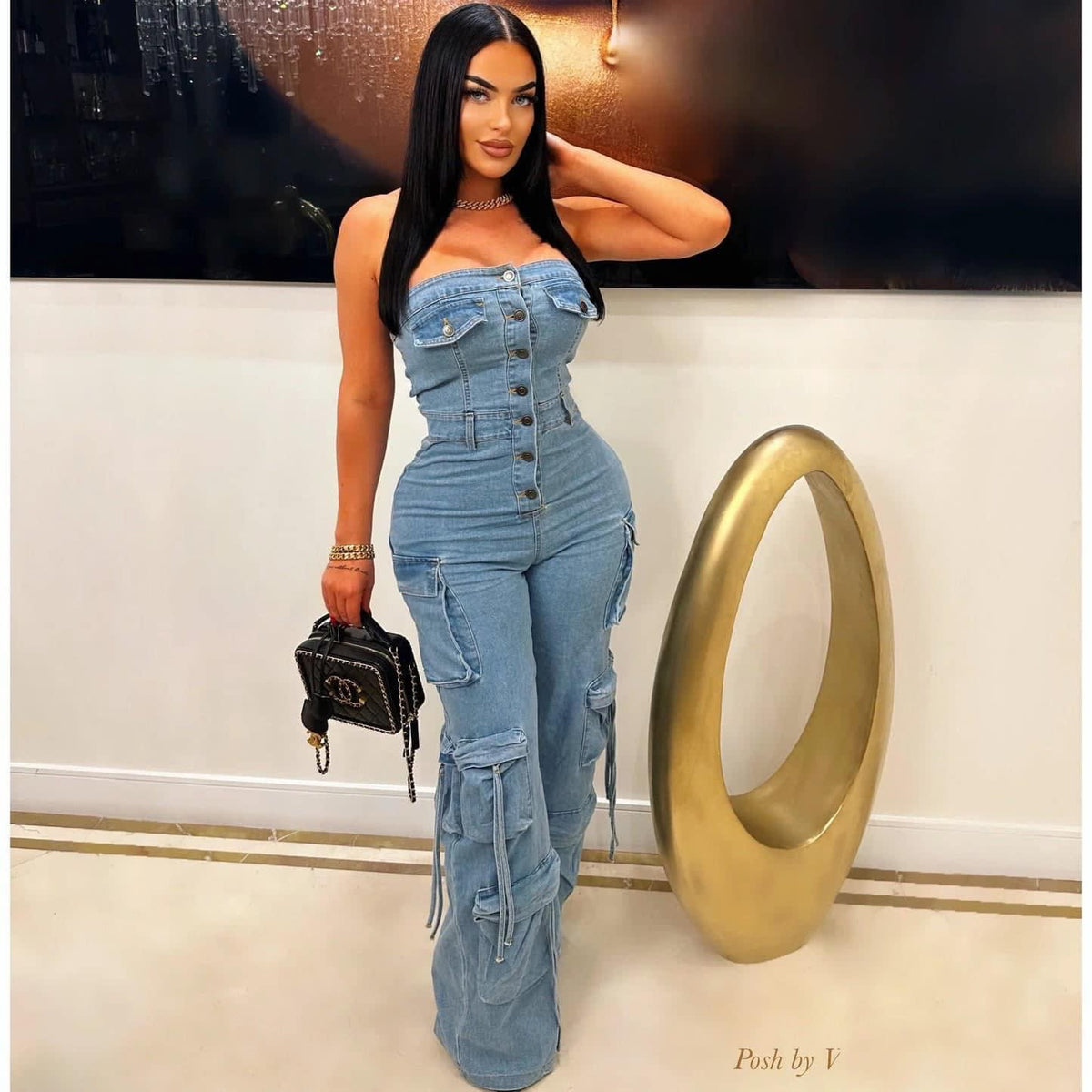 Linda Denim Jumpsuit